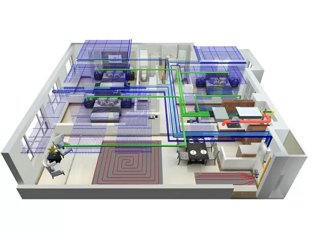 installation capillary tube mats